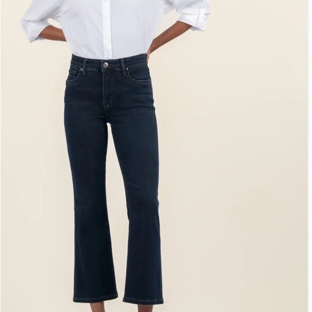 Kut from the Kloth Kelsey High Rise Dark Blue Jeans